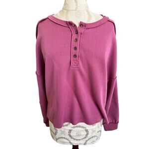 New In Knit Long Sleeve Knit Sweater Blouse Medium